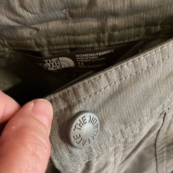 The North Face Pants - The North Face Gray Adjustable Hem Hiking Pants, Size 14